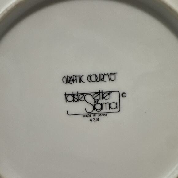 Taste Setter Sandwich Recipe Plates Graphic Gourmet 1970s by SIGMA Made in Japan - Picture 16 of 16